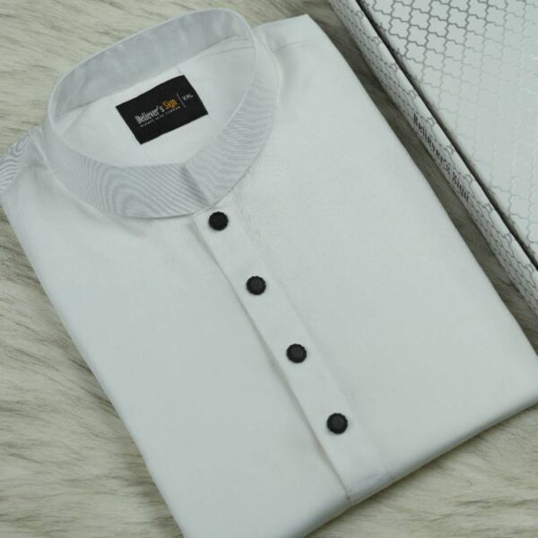 Soft Panjabi-White-258W