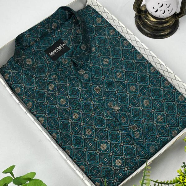 Jacquard Print Panjabi - 108