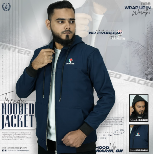 Hooded Jacket - Free Palestine